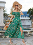 AMELISE™ – Sukienka letnia z falbanką w stylu vintage - Eliza-Warszawa