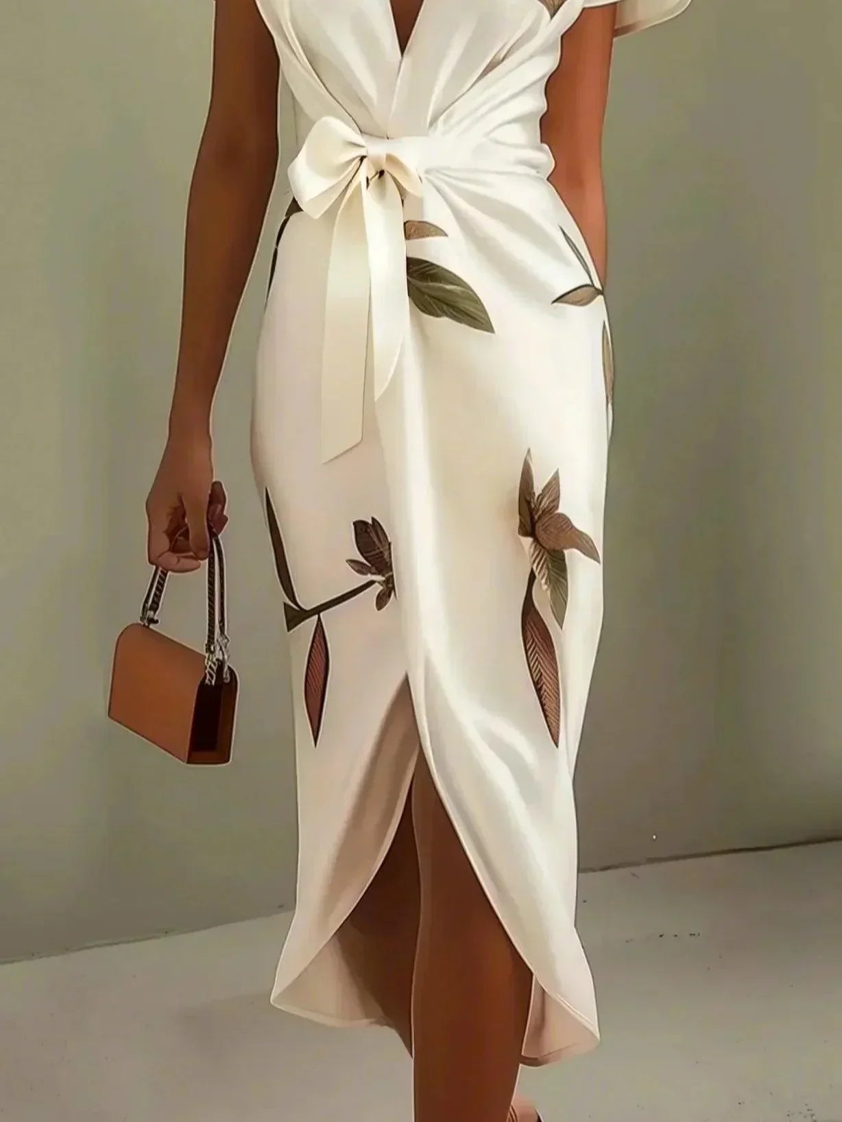 Amelia | Elegancka sukienka kopertowa - Eliza-Warszawa