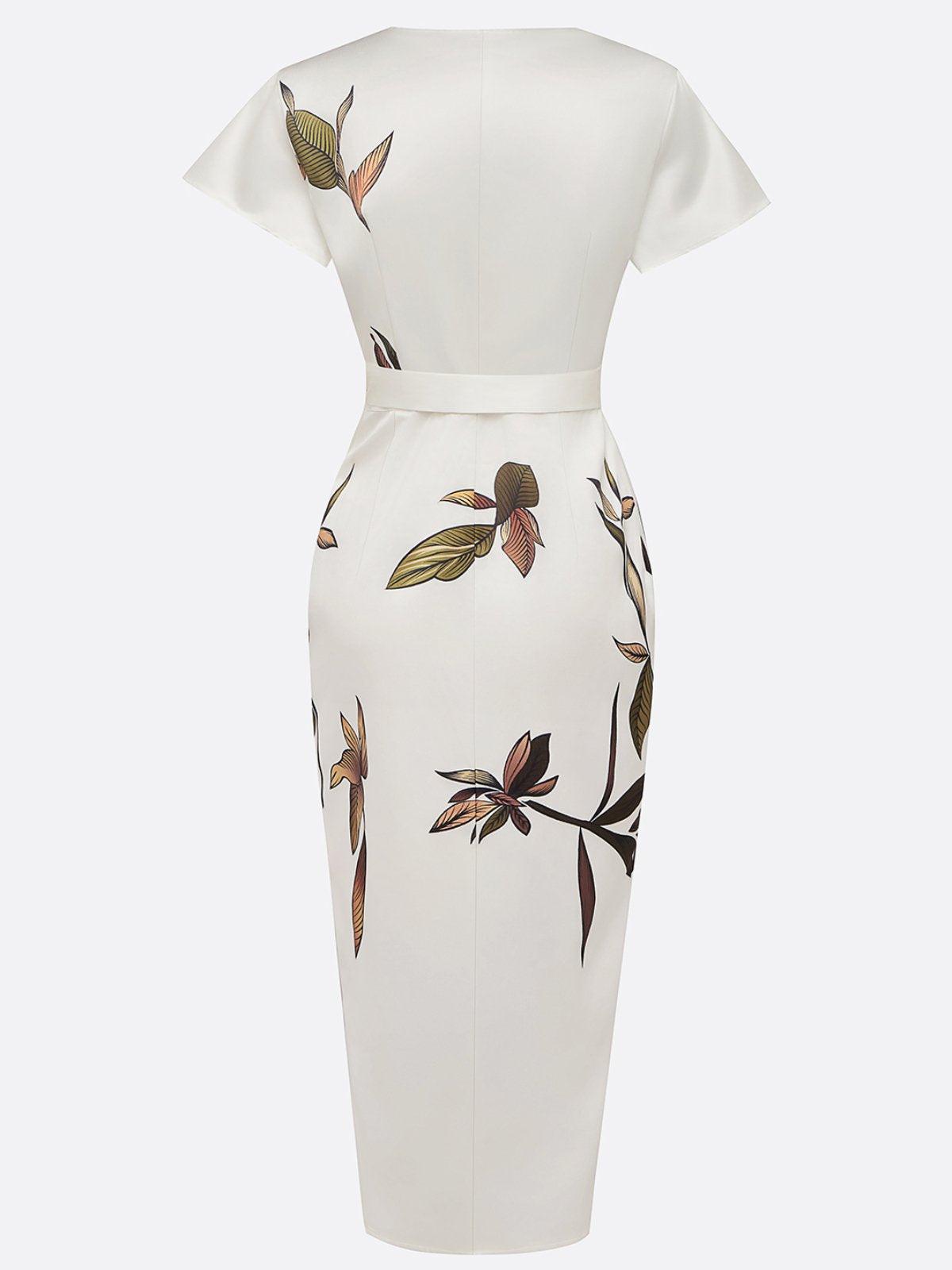Amelia | Elegancka sukienka kopertowa - Eliza-Warszawa