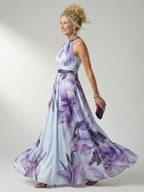 Amiel | Lekka sukienka maxi w kwiaty - Eliza-Warszawa