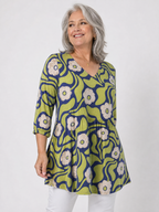 Elody | Midi Bluzka V-Neck - Eliza-Warszawa