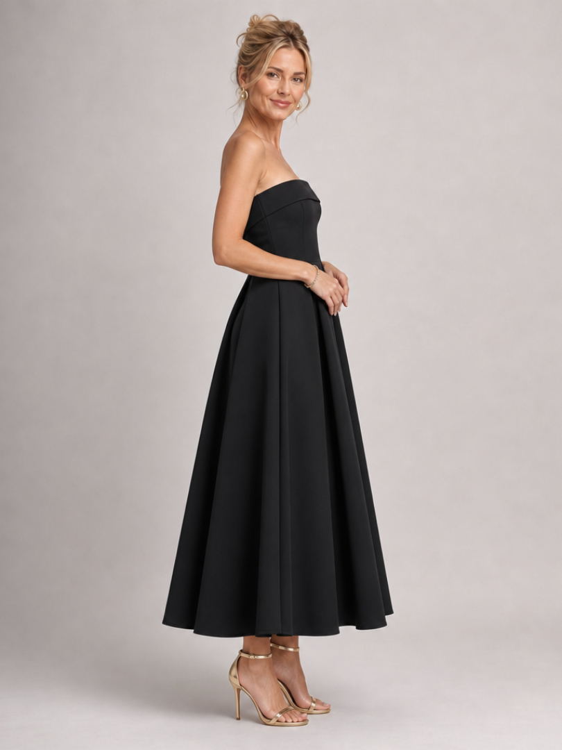 Elove | Sukienka midi z gorsetem - Eliza-Warszawa