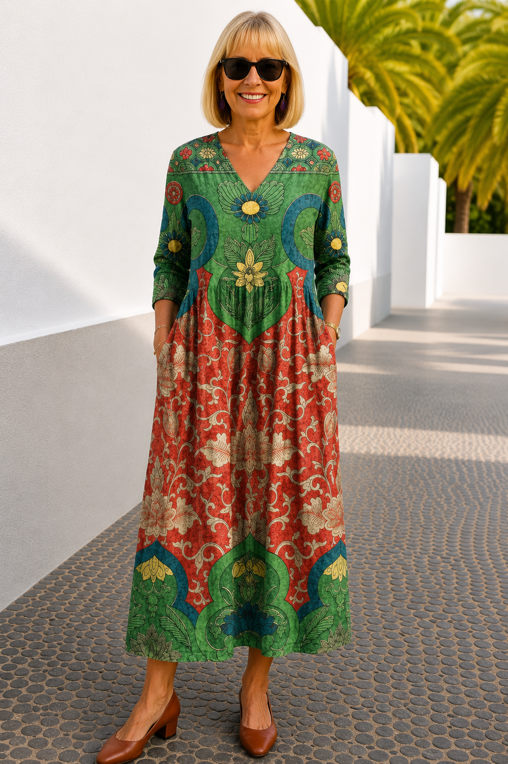 Judith | Maxi Sukienka Elegancka - Eliza-Warszawa