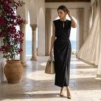 Maria | Elegancka sukienka midi - Eliza-Warszawa