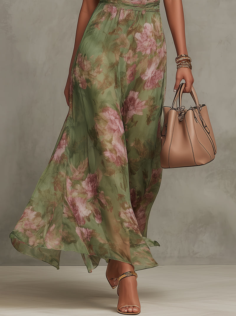 Nora | Elegancka sukienka w kwiaty - Eliza-Warszawa