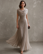 Jilliann | Elegancka sukienka maxi