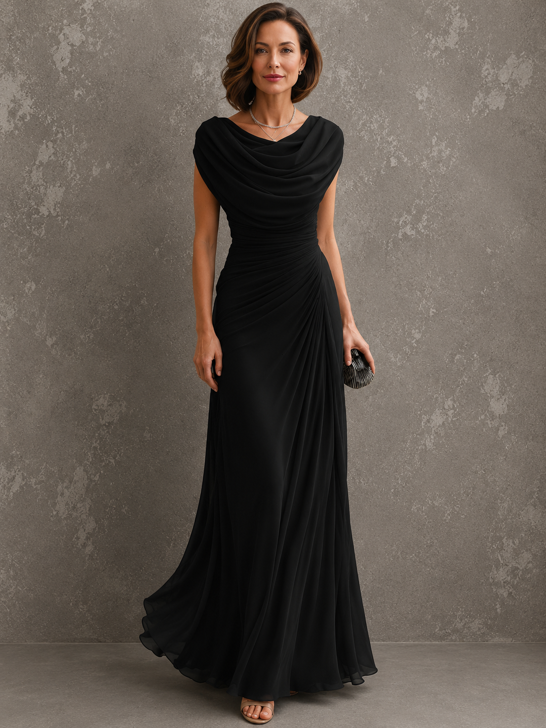 Jilliann | Elegancka sukienka maxi