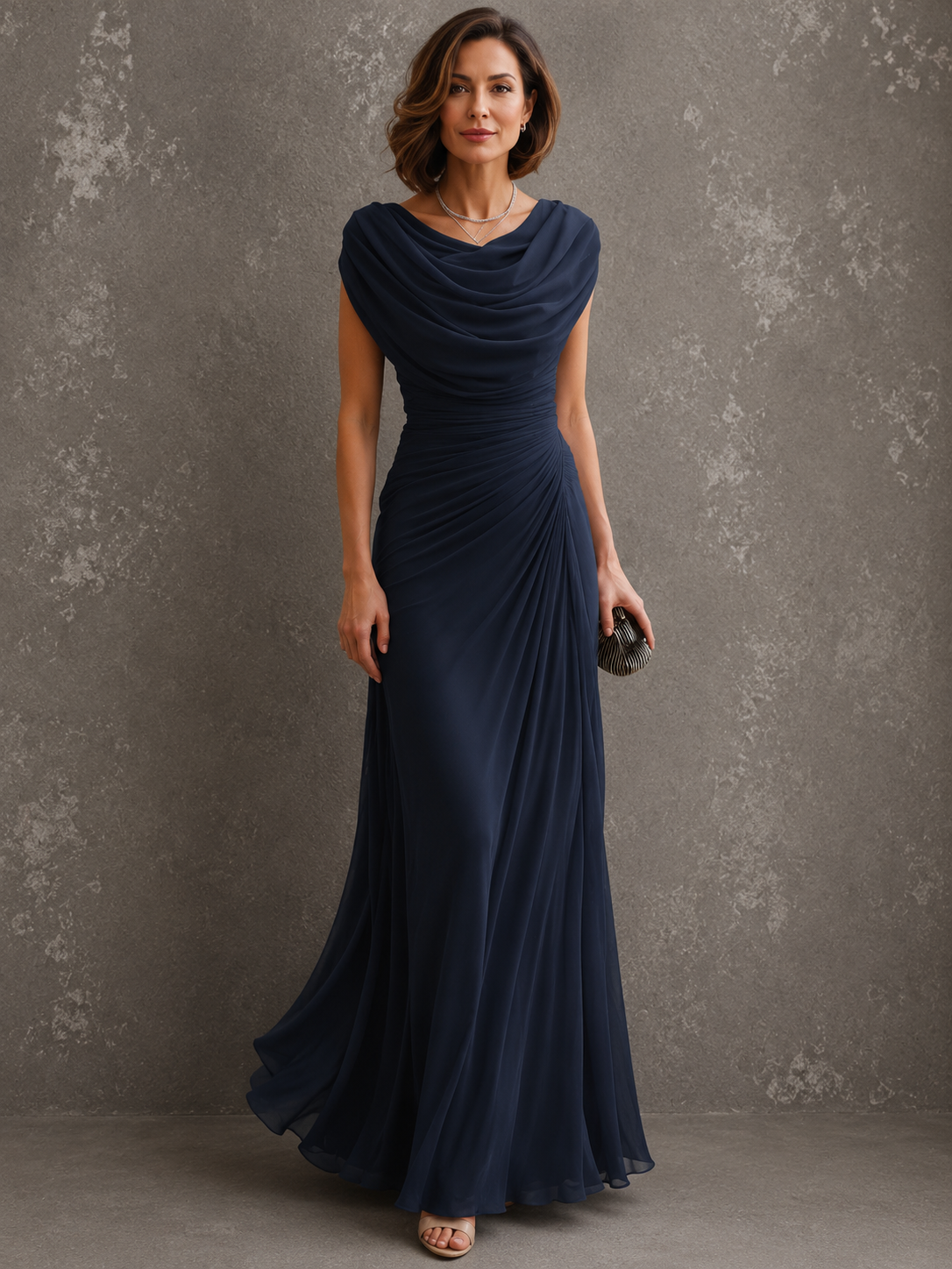 Jilliann | Elegancka sukienka maxi