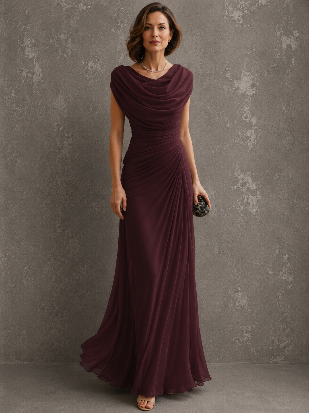 Jilliann | Elegancka sukienka maxi
