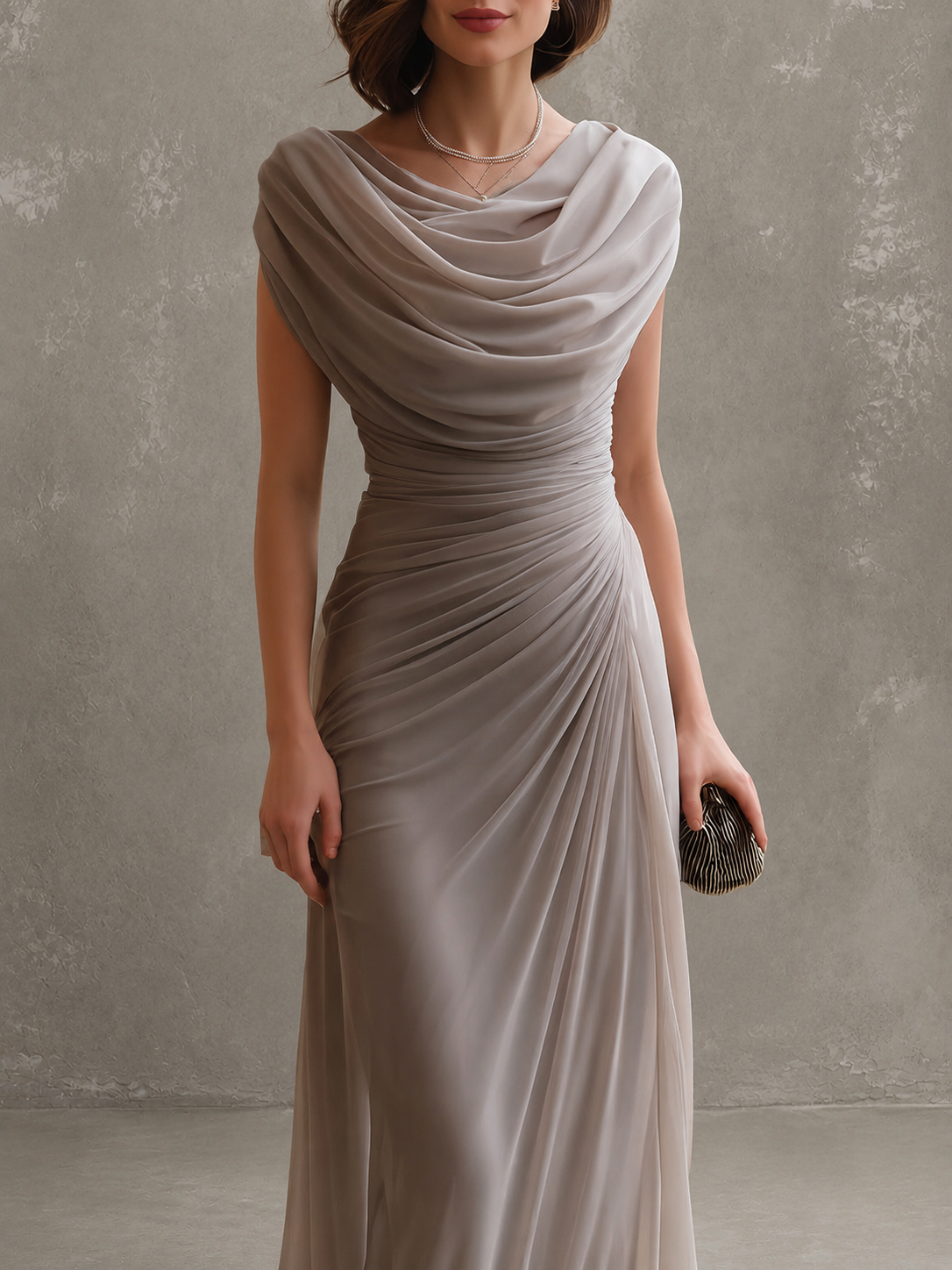 Jilliann | Elegancka sukienka maxi