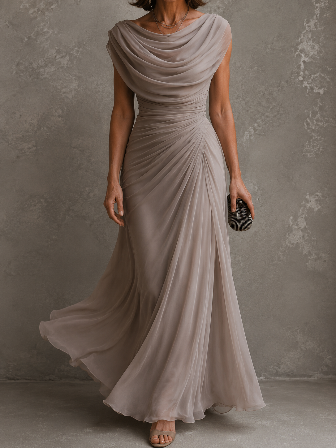 Jilliann | Elegancka sukienka maxi