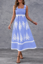 Sukienka maxi w stylu boho z nadrukiem medalionu - Eliza-Warszawa