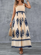 Sukienka maxi w stylu boho z nadrukiem medalionu - Eliza-Warszawa