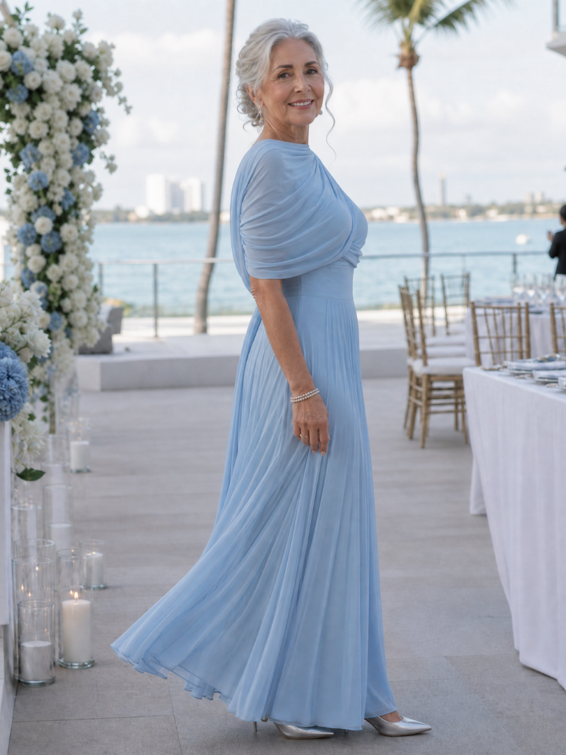 Thael | Długa sukienka z drapowanym gorsetem - Eliza-Warszawa