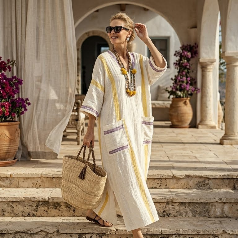 Vera | Elegancka sukienka maxi - Eliza-Warszawa
