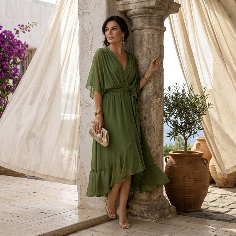 Veronica | Elegancka letnia sukienka - Eliza-Warszawa